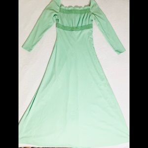Vintage 1970’s mint green Maxy dress